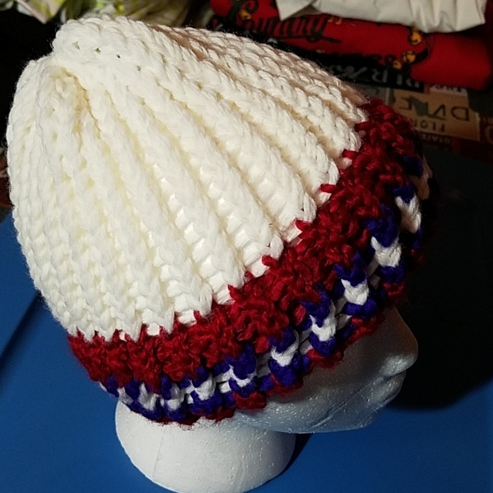Handmade Crocheted Knit Cap